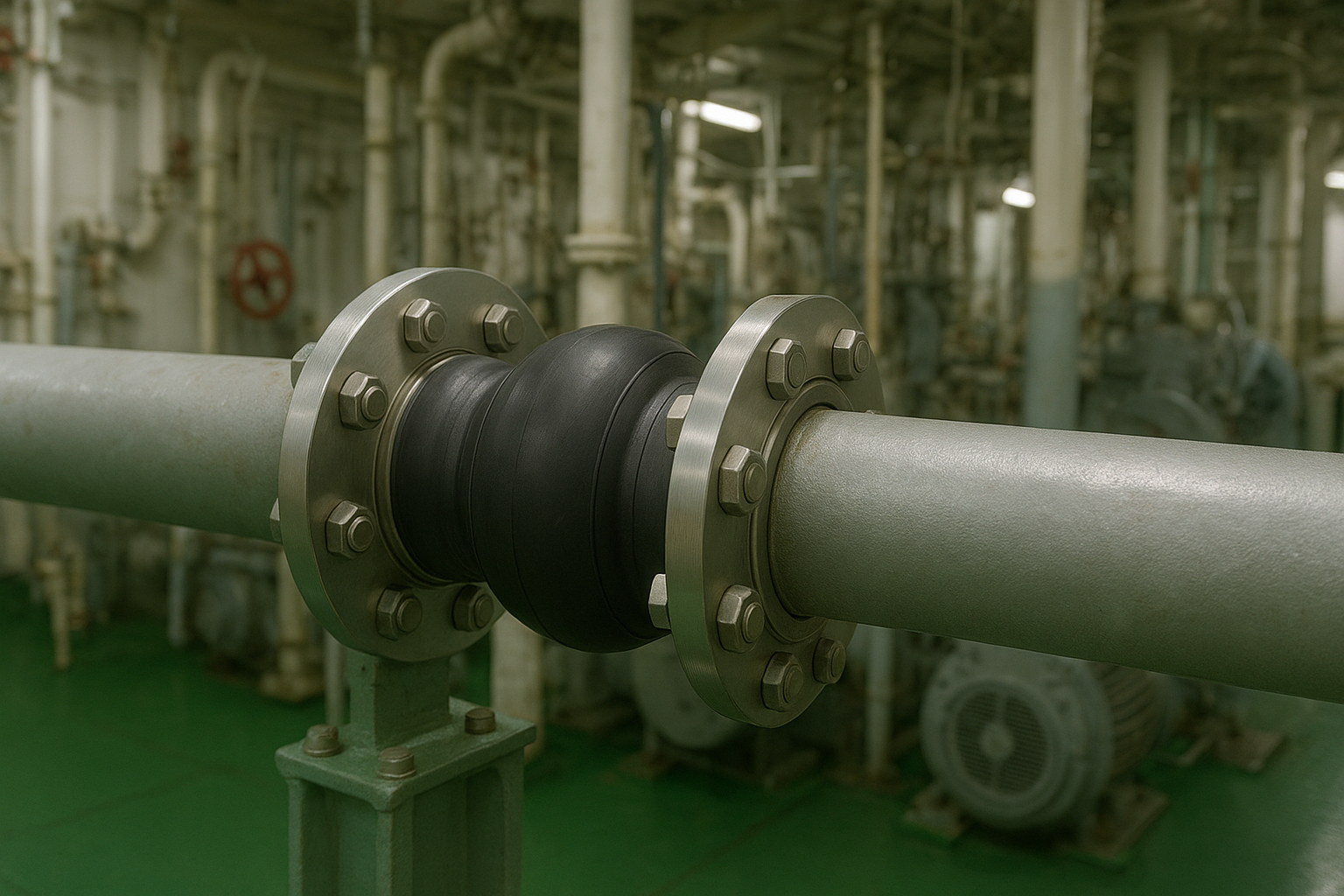 Marine Vessel Seawater Pump Room